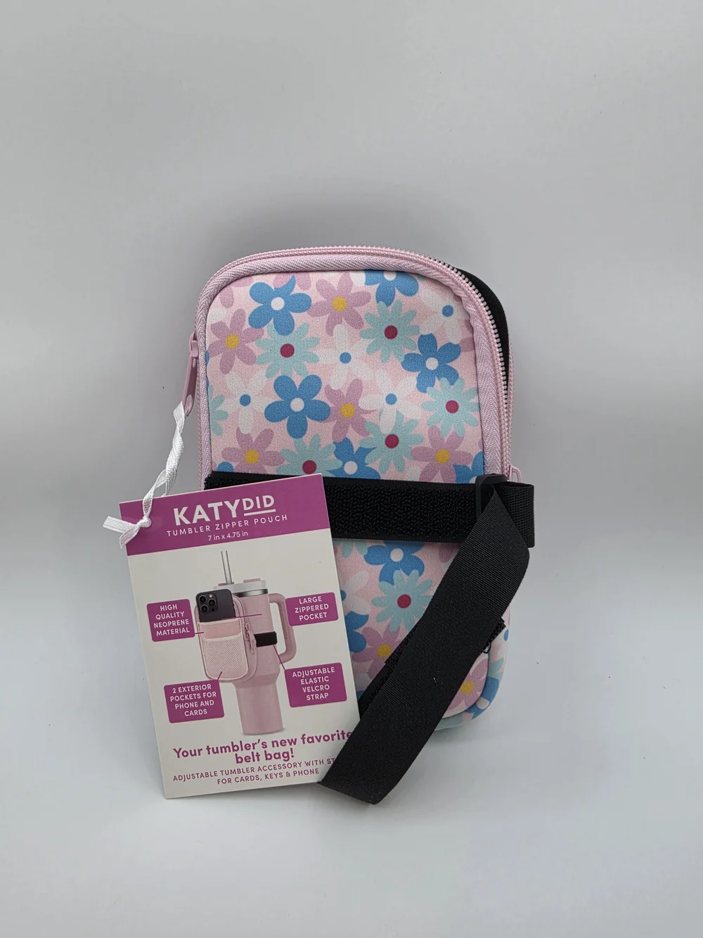 NWT Katydid Floral Tumbler Belt Bag